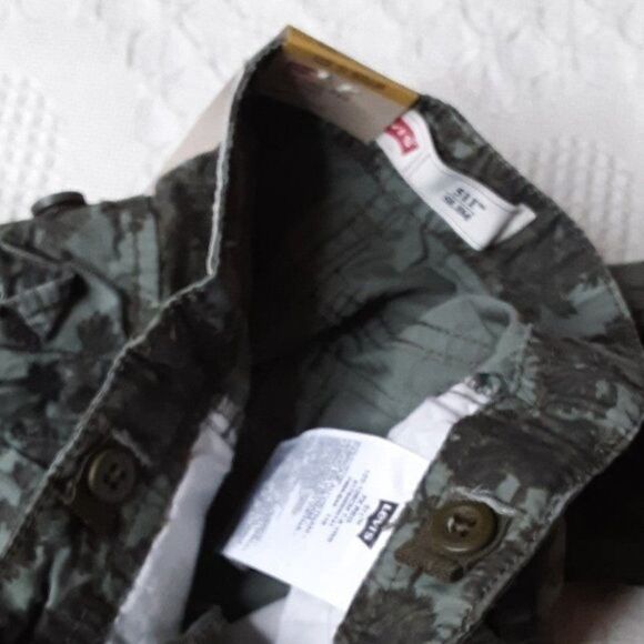 Levi's Boy's 511 Slim Cargo Pants Camo Size 7X Regular (7-8y) - Picture 6 of 10